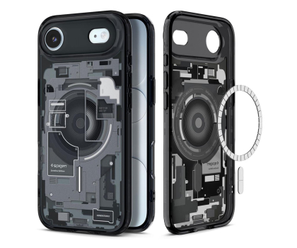 Etui / obudowa na smartfona Spigen Ultra Hybrid Mag Magsafe do Iphone 17 Air Zero One Black